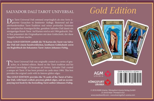 Dalí Gold Edition Rückseite der Box